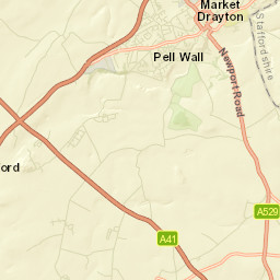 17 Priors Lane, Market Drayton, Shropshire Street Map