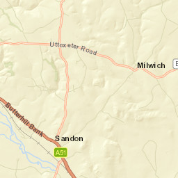 Whitesytch Lane, Stone, Staffordshire ST15 Street Map