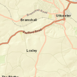 64 Bridge Street, Uttoxeter, Staffordshire  Street Map