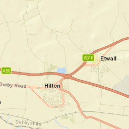 Etwall Street Map