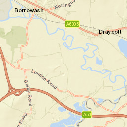Borrowash Street Map