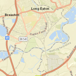 Long Eaton Street Map