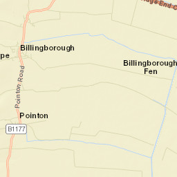 Billingborough Street Map