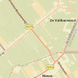 Valthermond Street Map