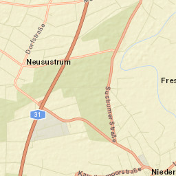 Niederlangen Street Map
