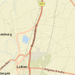 Lathen Street Map