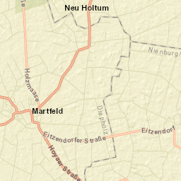 Martfeld Street Map