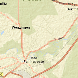 Bad Fallingbostel Street Map