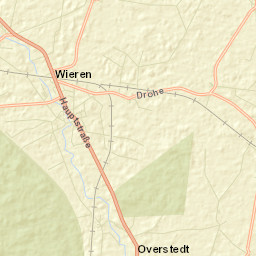 Wieren Street Map
