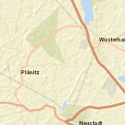 Wusterhausen Street Map