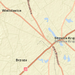 Strzelce Krajeńskie Street Map