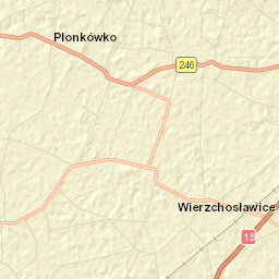 Wierzchosławice Street Map