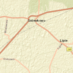 Gniewkowo Street Map