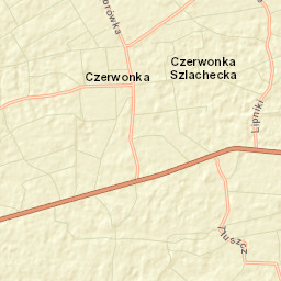 Czerwonka Street Map