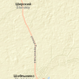 Shablykino Street Map