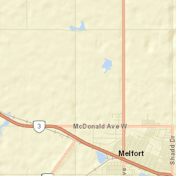Melfort Street Map