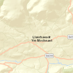Market Street, Llanrhaeadr-ym-Mochnant Street Map