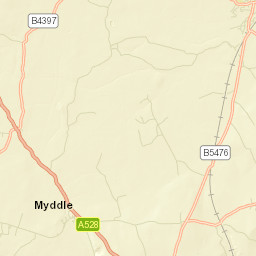 B5476, Shrewsbury, Shropshire SY4 3EL, UK Street Map