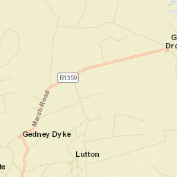 B1359, Spalding, Lincolnshire PE12, UK Street Map