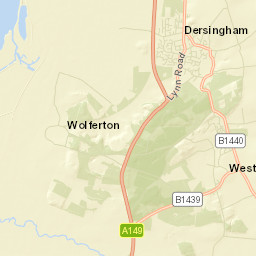 Dersingham Street Map