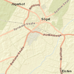 Sögel Street Map