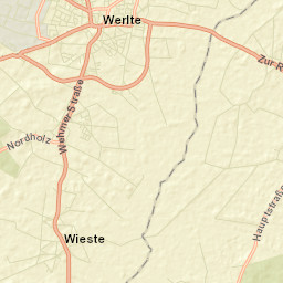 Werlte Street Map