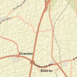 Bühren Street Map
