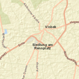 Visbek Street Map