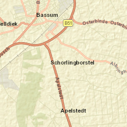 Bassum Street Map