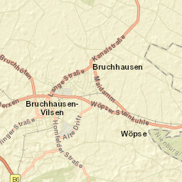 Bruchhausen-Vilsen Street Map