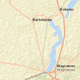 Wągrowiec Street Map