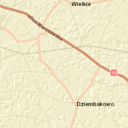 Powiat sierpecki Street Map