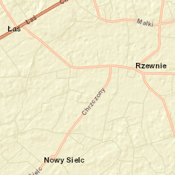 Rzewnie Street Map