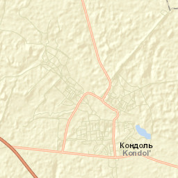 Kondol’ Street Map
