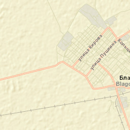 Blagoveshchenka Street Map