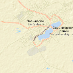 Zav’yalovo Street Map