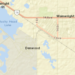 Wainwright Street Map