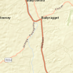 Ballyragget Street Map