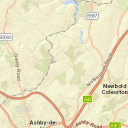 Callan's Lane, Ashby-de-la-Zouch LE65 1RJ Street Map