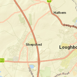 Shepshed Street Map