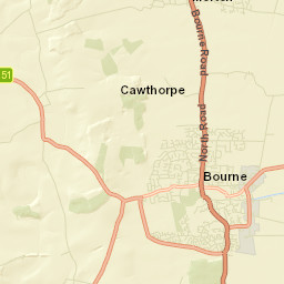 Bourne Street Map