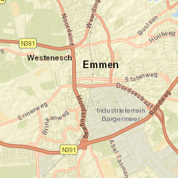 Emmerhout Street Map