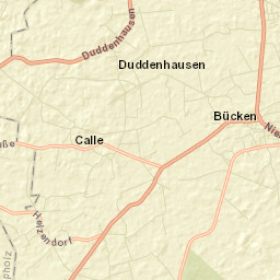Bücken Street Map