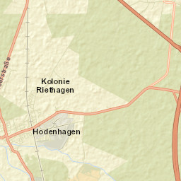 Hodenhagen Street Map