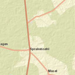 Sprakensehl Street Map