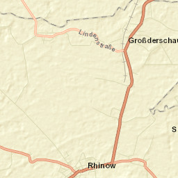 Rhinow Street Map