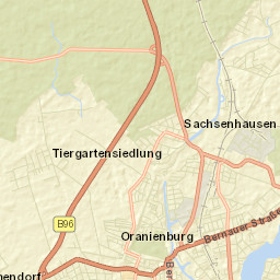 Oranienburg Street Map