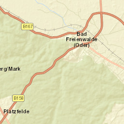 Bad Freienwalde Street Map