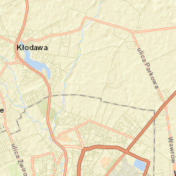 Kłodawa Street Map