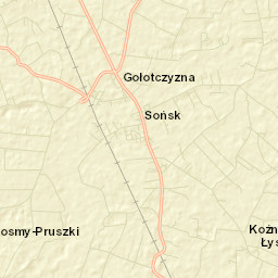 Sońsk Street Map